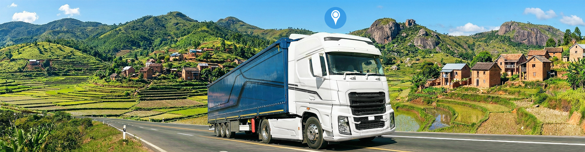 Géolocalisation de poids lourd